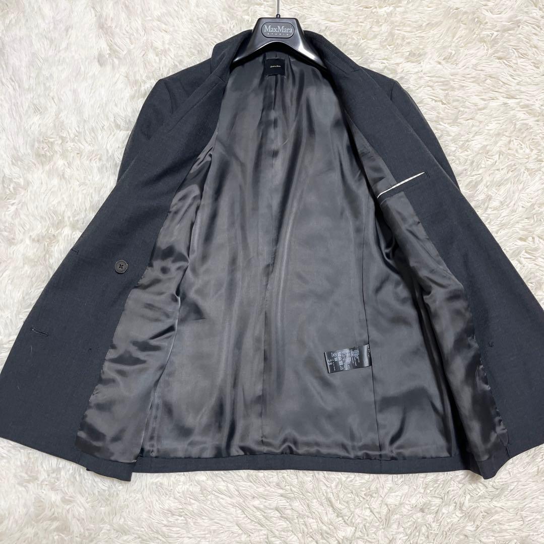 未使用級✨️ 24AW スピックアンドスパン テーラードジャケット ダブル グレー
