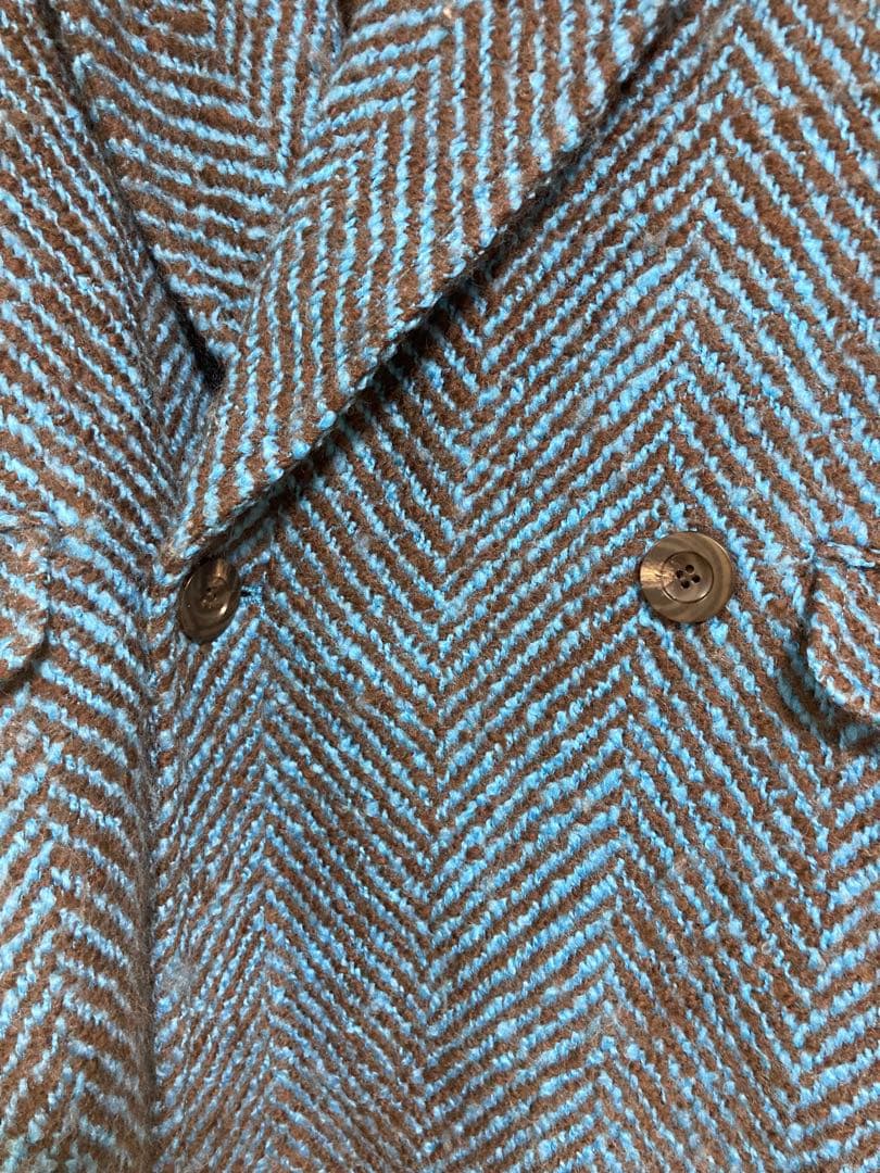 ビッグヘリンボーンミドルコート 【MAISONSPECIAL/メゾンスペシャル】