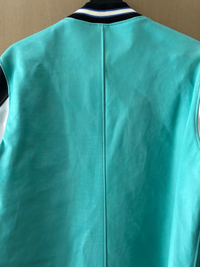 【美品】N.HOOLYWOOD マルチカラー　レザースタジャン