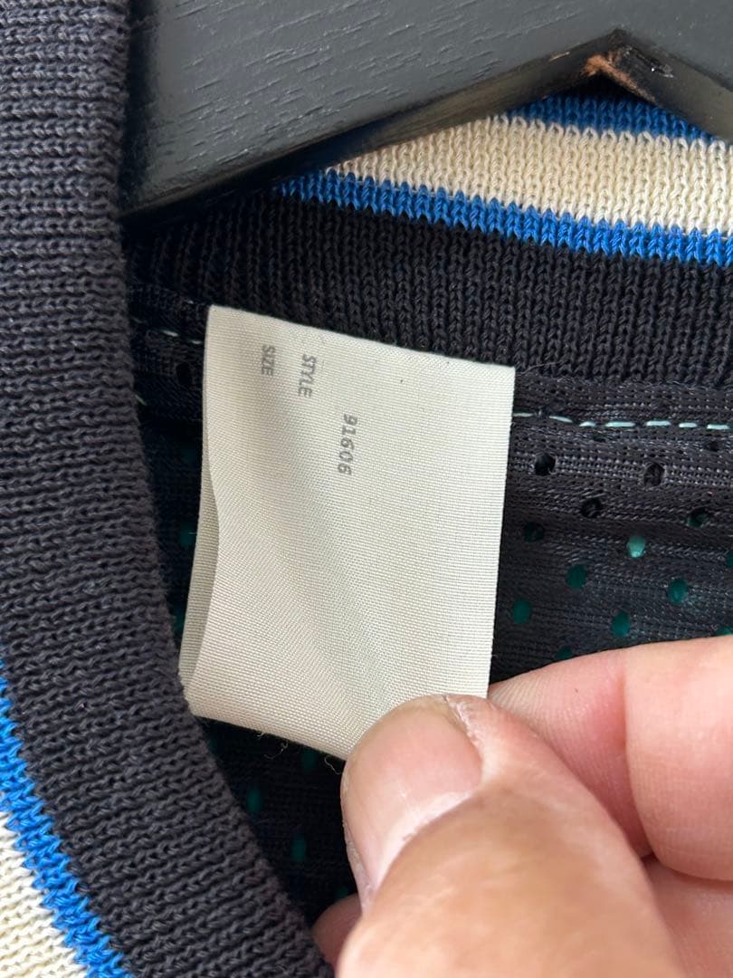 【美品】N.HOOLYWOOD マルチカラー　レザースタジャン