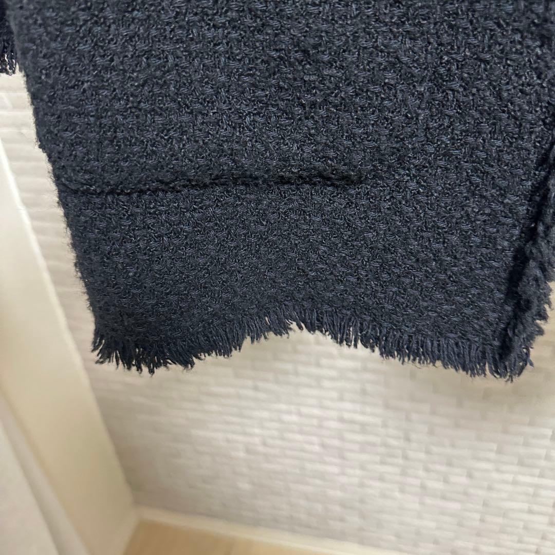 ジャーナルスタンダードレサージュGIOLICAツイードジャケット ブラック