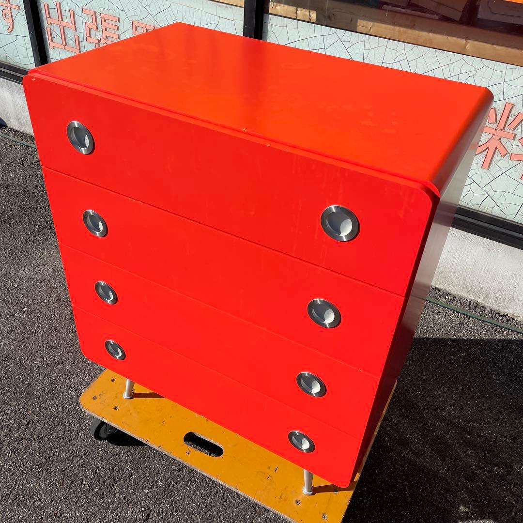 LEGNATEC　レグナテック　4段　チェスト　タンス　ベビーレトロポップ