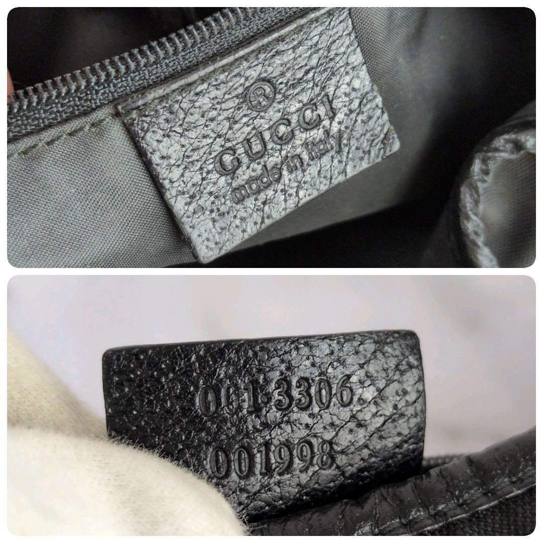 【人気モデル】グッチ☆ジャッキー　ワンショルダー　ナイロン　レザー　バッグ