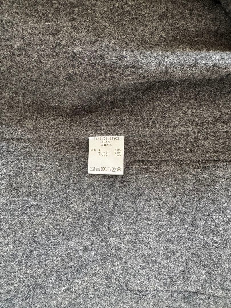 Jeanik【ジーニック】ウールカシミヤトラッカージャケット 2ndタイプ XS