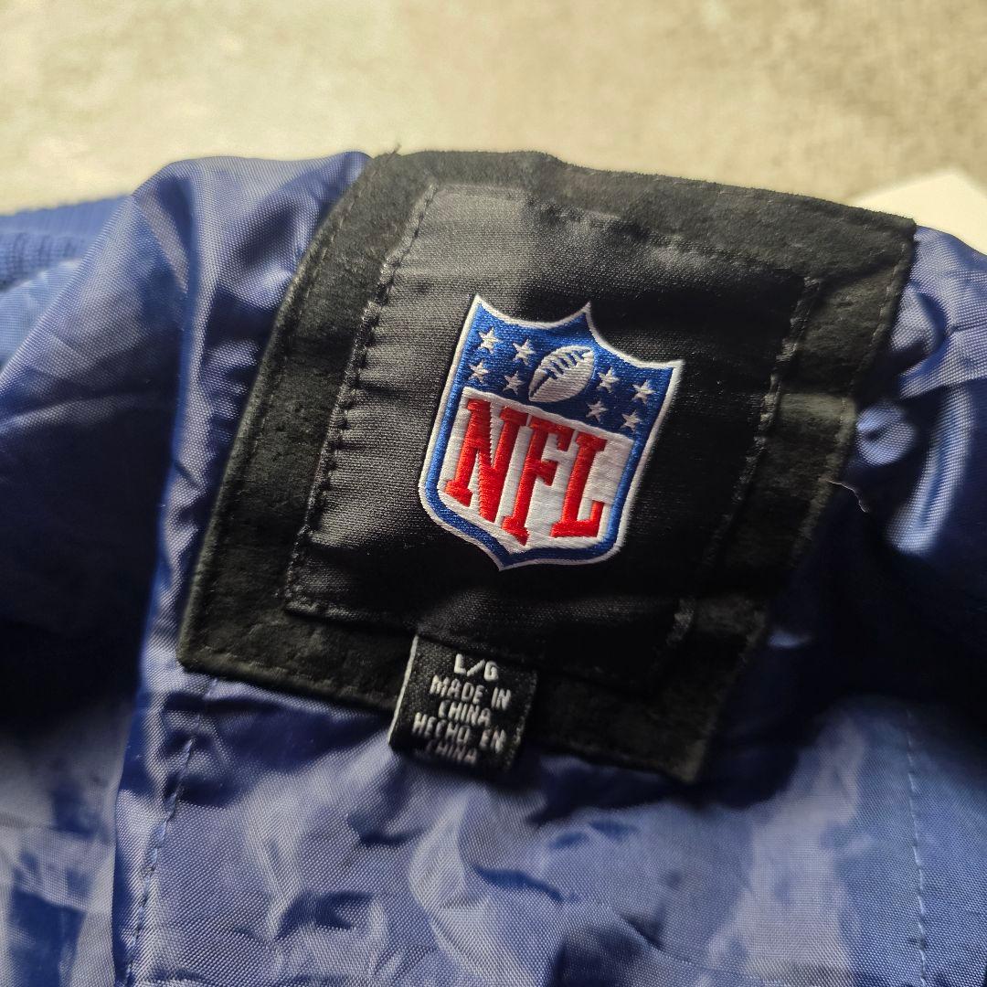 入手困難NFLインディアナポリスコルツスウェードレザージャケットスタジャン短丈黒