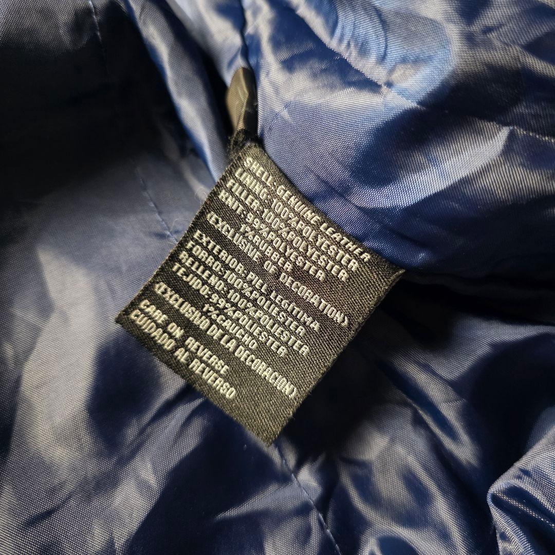 入手困難NFLインディアナポリスコルツスウェードレザージャケットスタジャン短丈黒