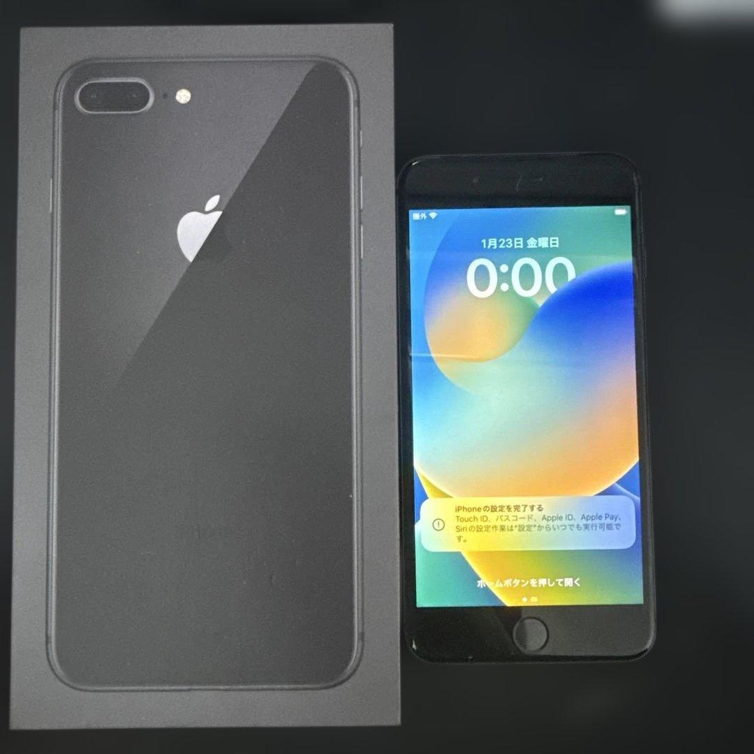 Apple iPhone 8 Plus 64GBスペースグレー 本体
