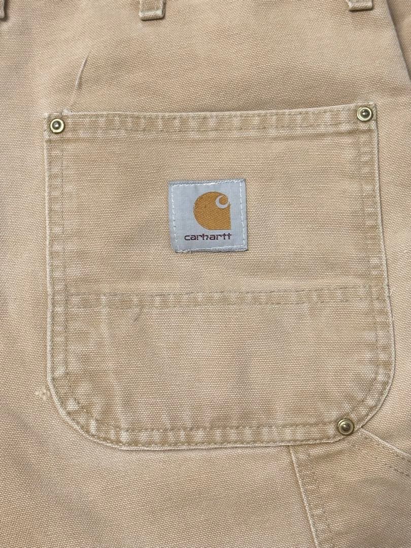 ニ*る様 【鬼フェード】Carhartt ダブルニー ワークパンツ　雰囲気◎ 古