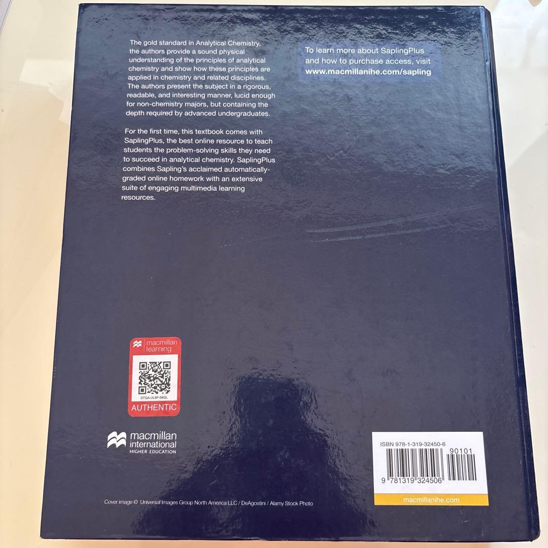 語学・辞書・学習参考書 Quantitative Chemical Analysis