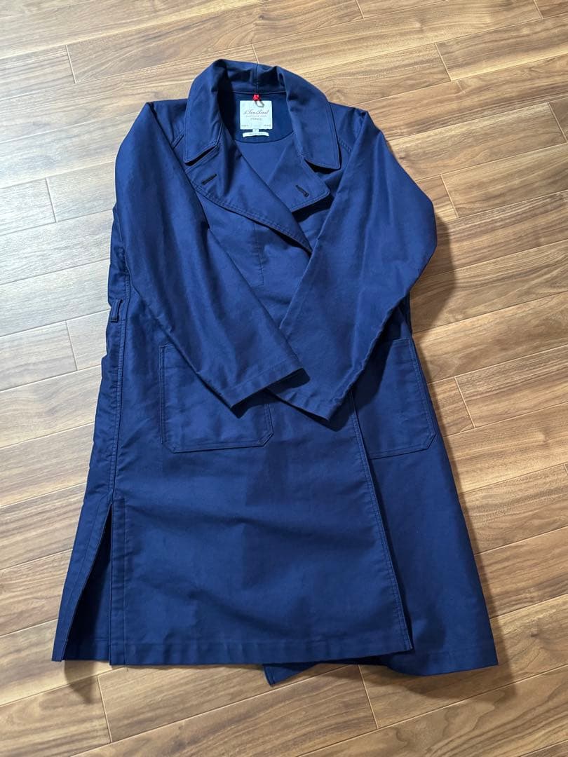 【ルサンパレイユ】コットンモールスキン トラディショナル トレンチコート