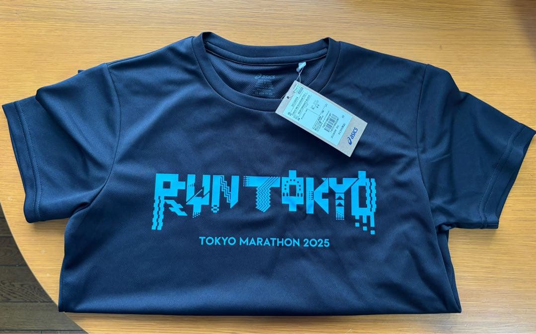 ASICS TOKYO MARATHON 2025 Tシャツ メンズXS