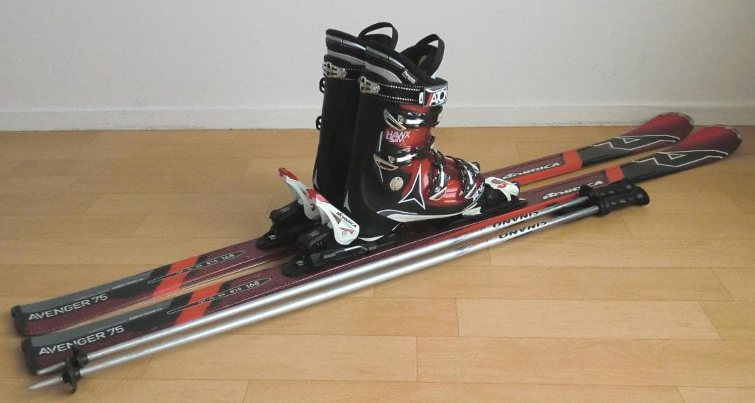 ■■送料無料■ノルディカ■メンズスキーセット■168/27-27.5■WAX済■