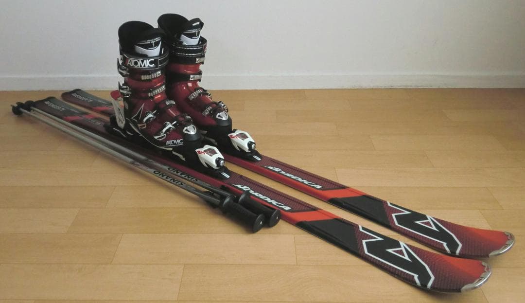 ■■送料無料■ノルディカ■メンズスキーセット■168/27-27.5■WAX済■