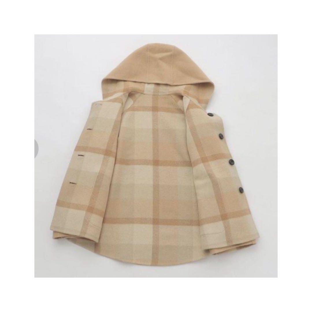 充希　ブルーレーベルクレストブリッジ　今季リバーシブルコート　ベージュ40