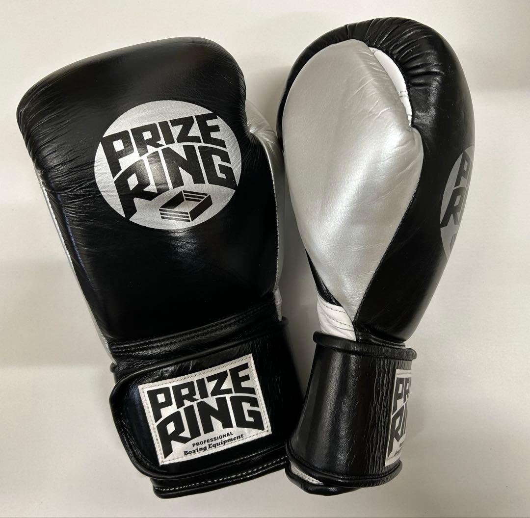 プライズリング　ボクシンググローブ　本革製 10oz 黒