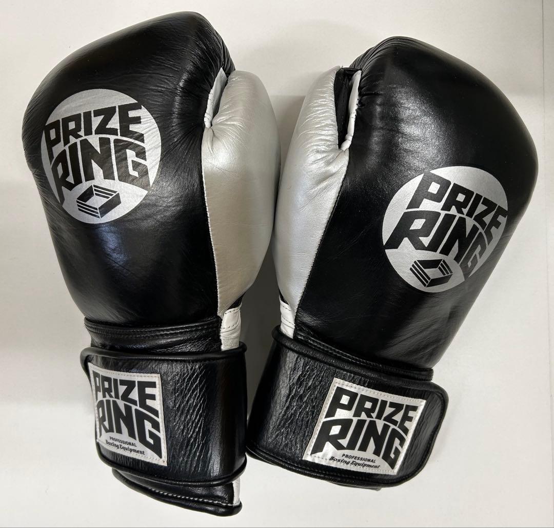 プライズリング　ボクシンググローブ　本革製 10oz 黒