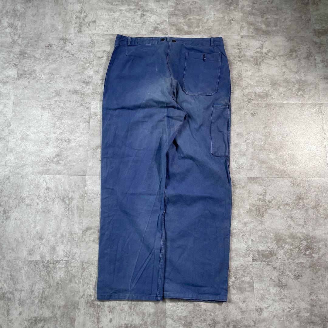 60s- Super Costaud ファーマーズ コットン ブルー