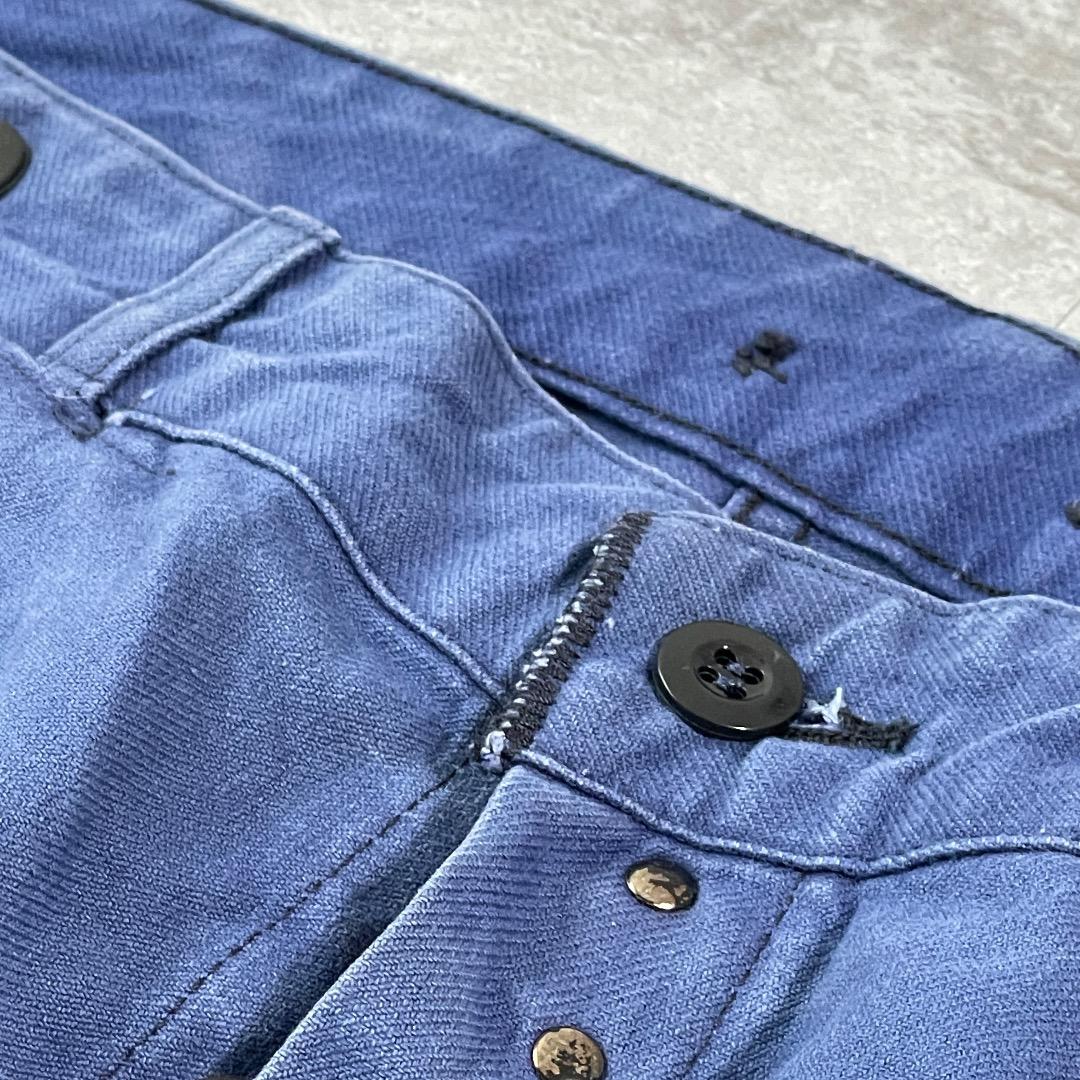 60s- Super Costaud ファーマーズ コットン ブルー