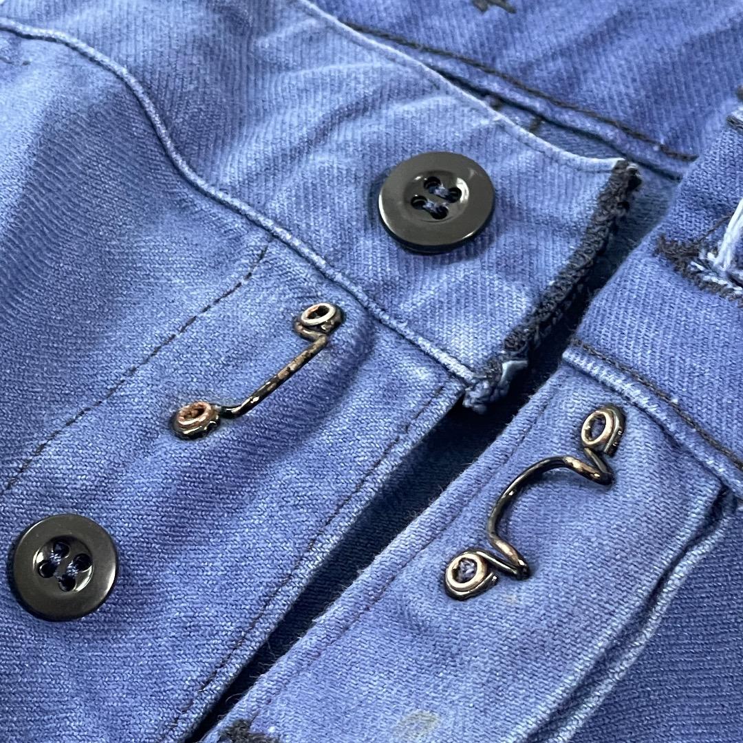 60s- Super Costaud ファーマーズ コットン ブルー