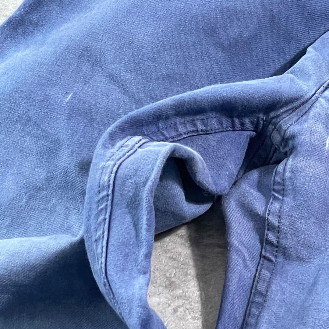 60s- Super Costaud ファーマーズ コットン ブルー