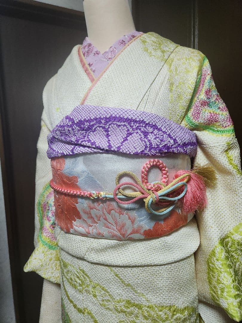 子振袖、袋帯、長襦袢セット