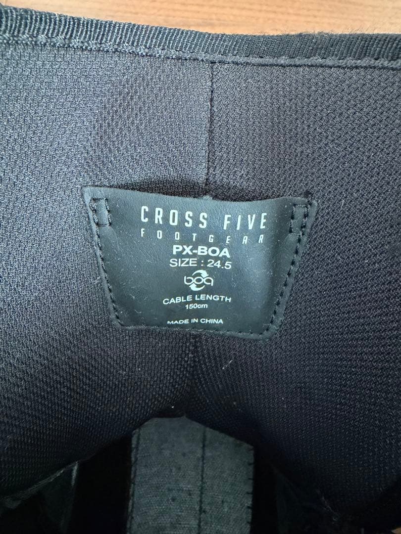 クロスファイブ PX-BOA 24.5cmスノーボードブーツ
