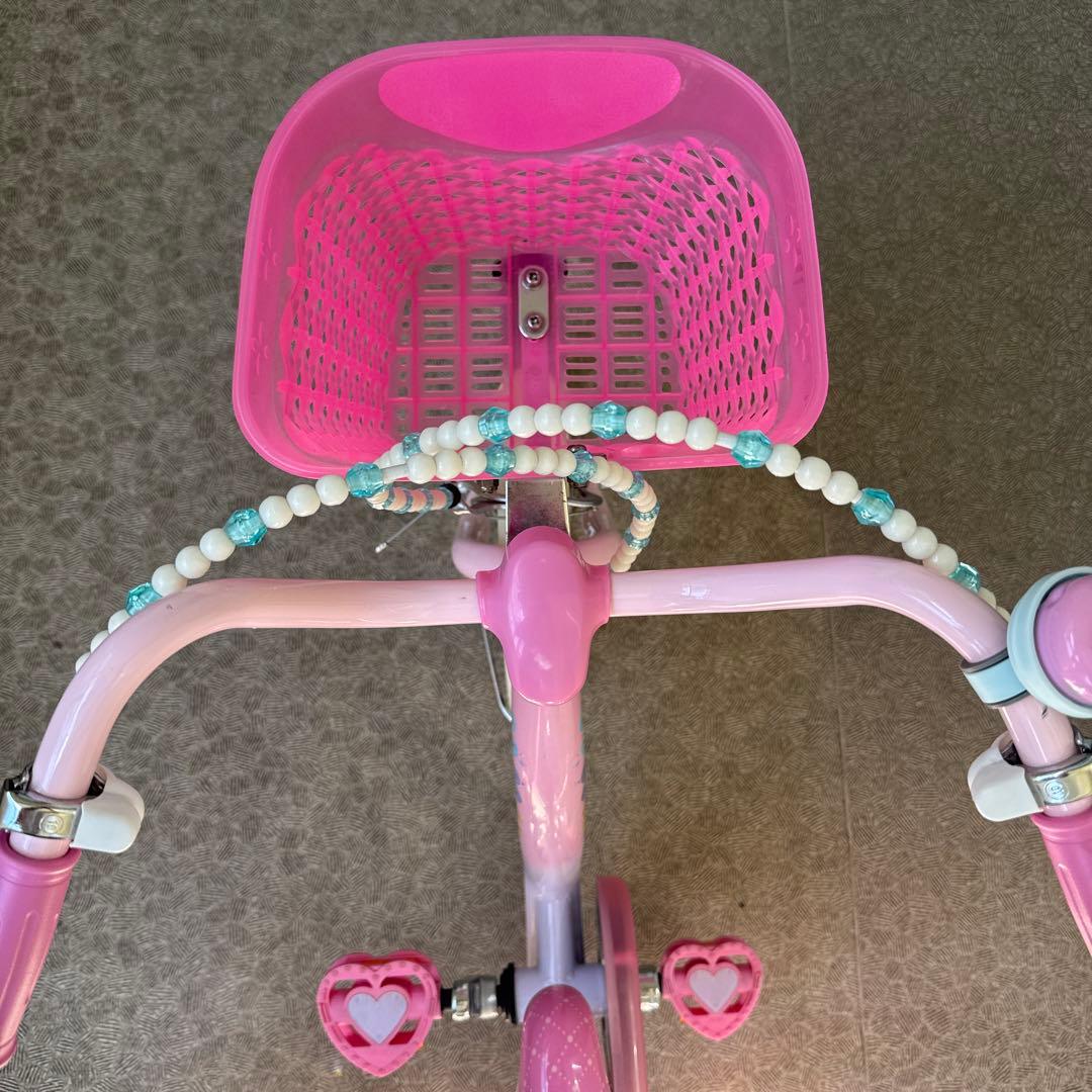 【室内保管】16インチ ides ディズニープリンセス 自転車 【直接引渡】