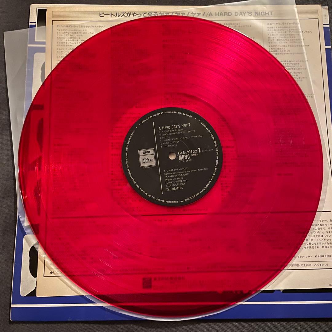 【モノラル赤盤】 The Beatles A HARD DAY'S NIGHT