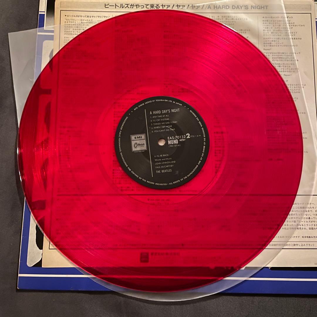 【モノラル赤盤】 The Beatles A HARD DAY'S NIGHT