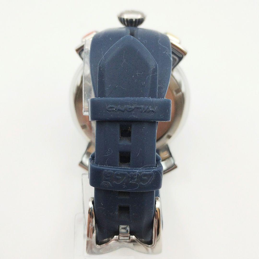 【ジャンク】不動品 ガガミラノ マヌアーレ クロノグラフ MM48 腕時計