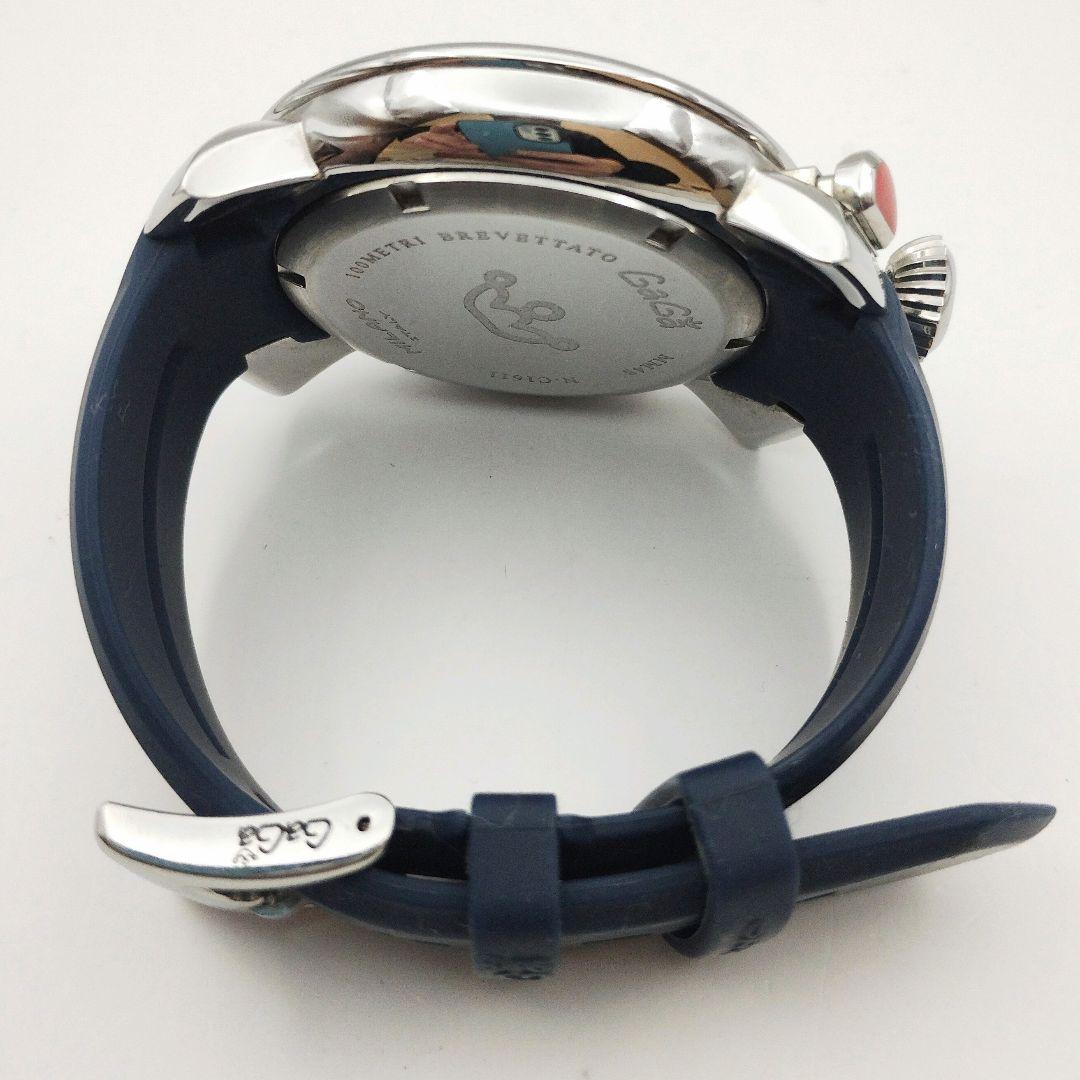 【ジャンク】不動品 ガガミラノ マヌアーレ クロノグラフ MM48 腕時計