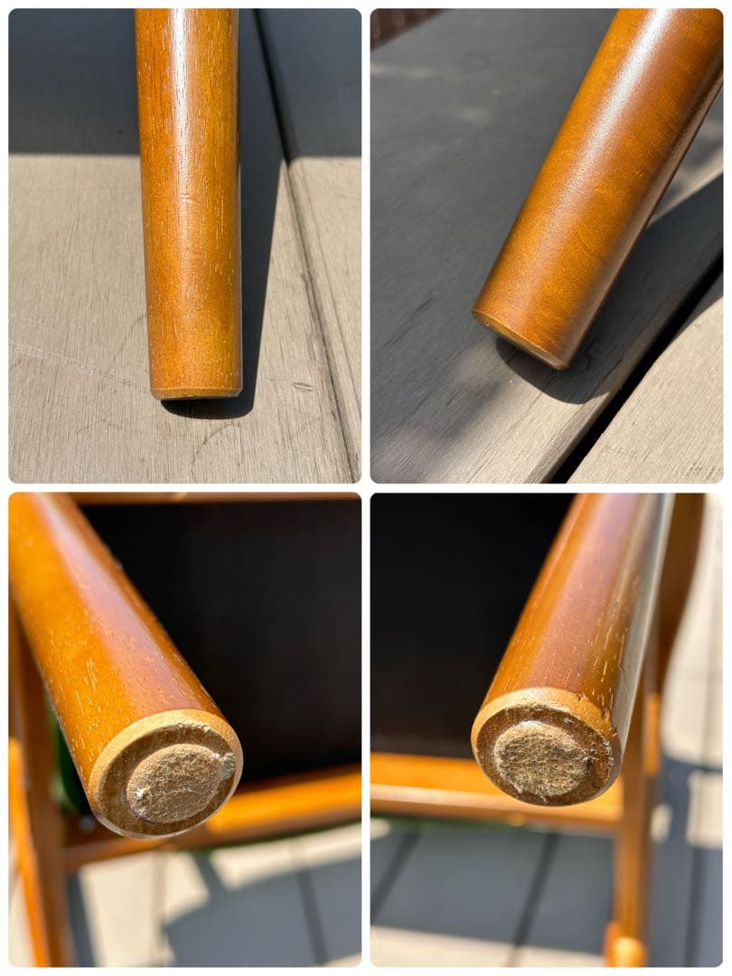 良品 カリモク60 Dチェア タープグリーン 椅子　肘掛け