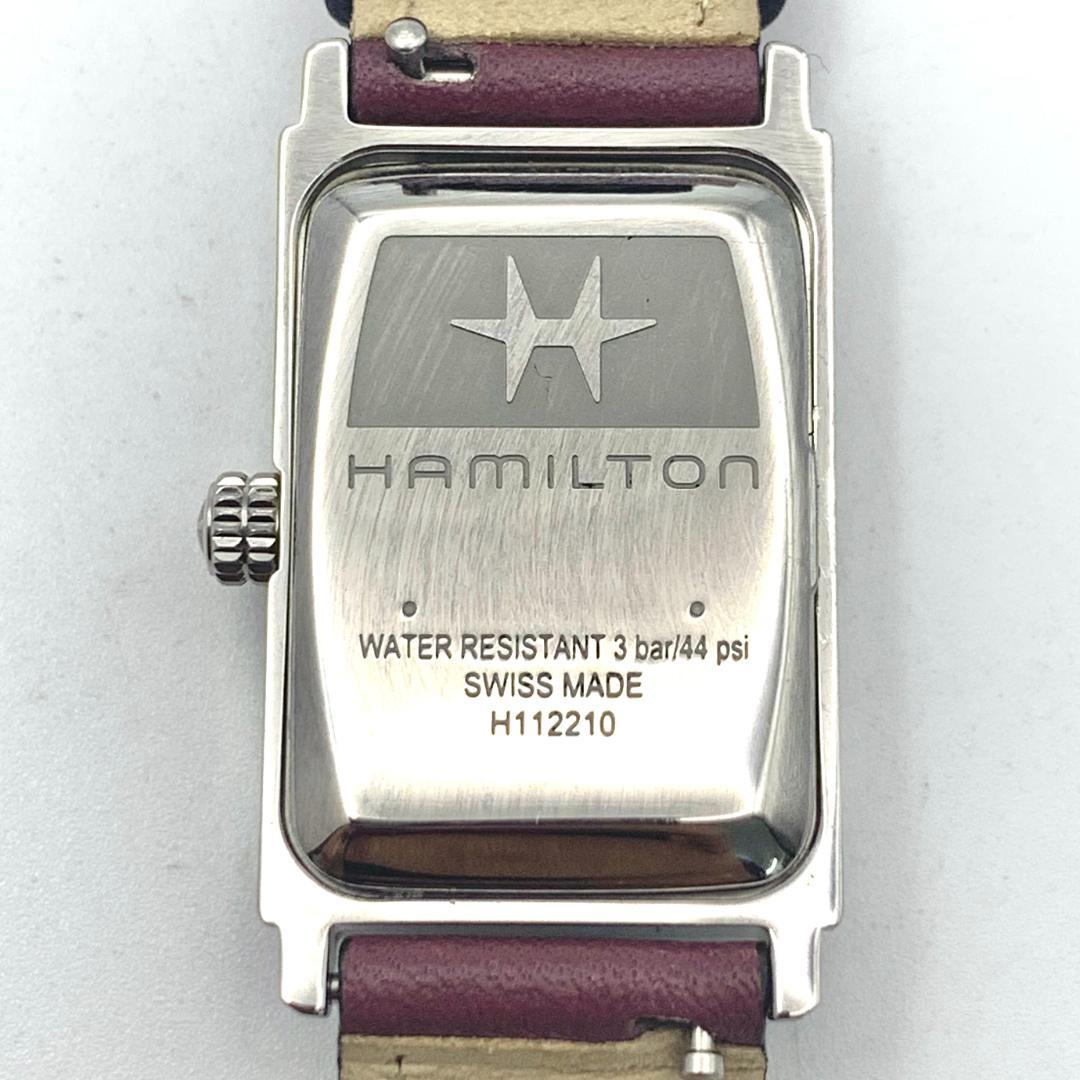 7-4419 HAMILTON H112210 アナログ腕時計 長方形