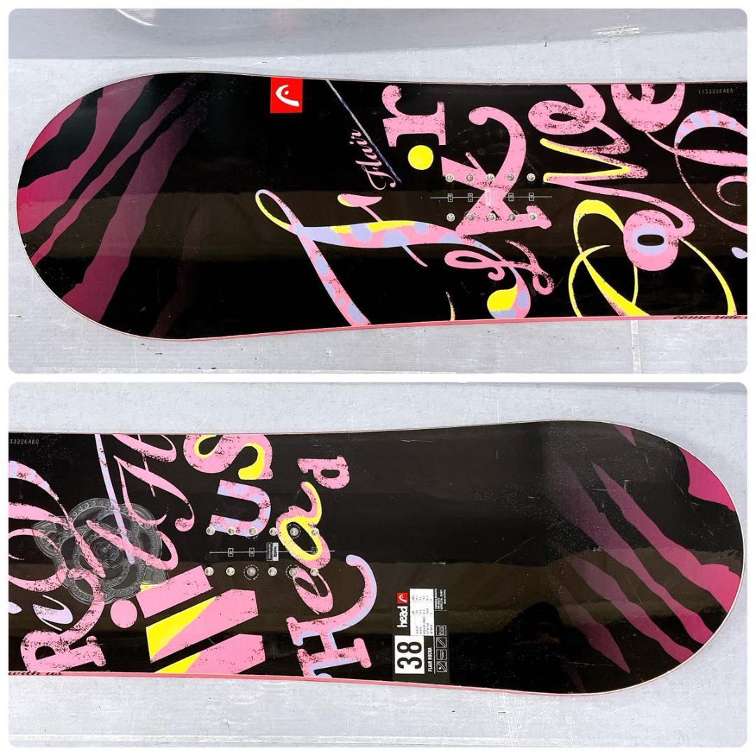 【3点セット】レディース スノーボード HEAD FLAIR ROCKA 138