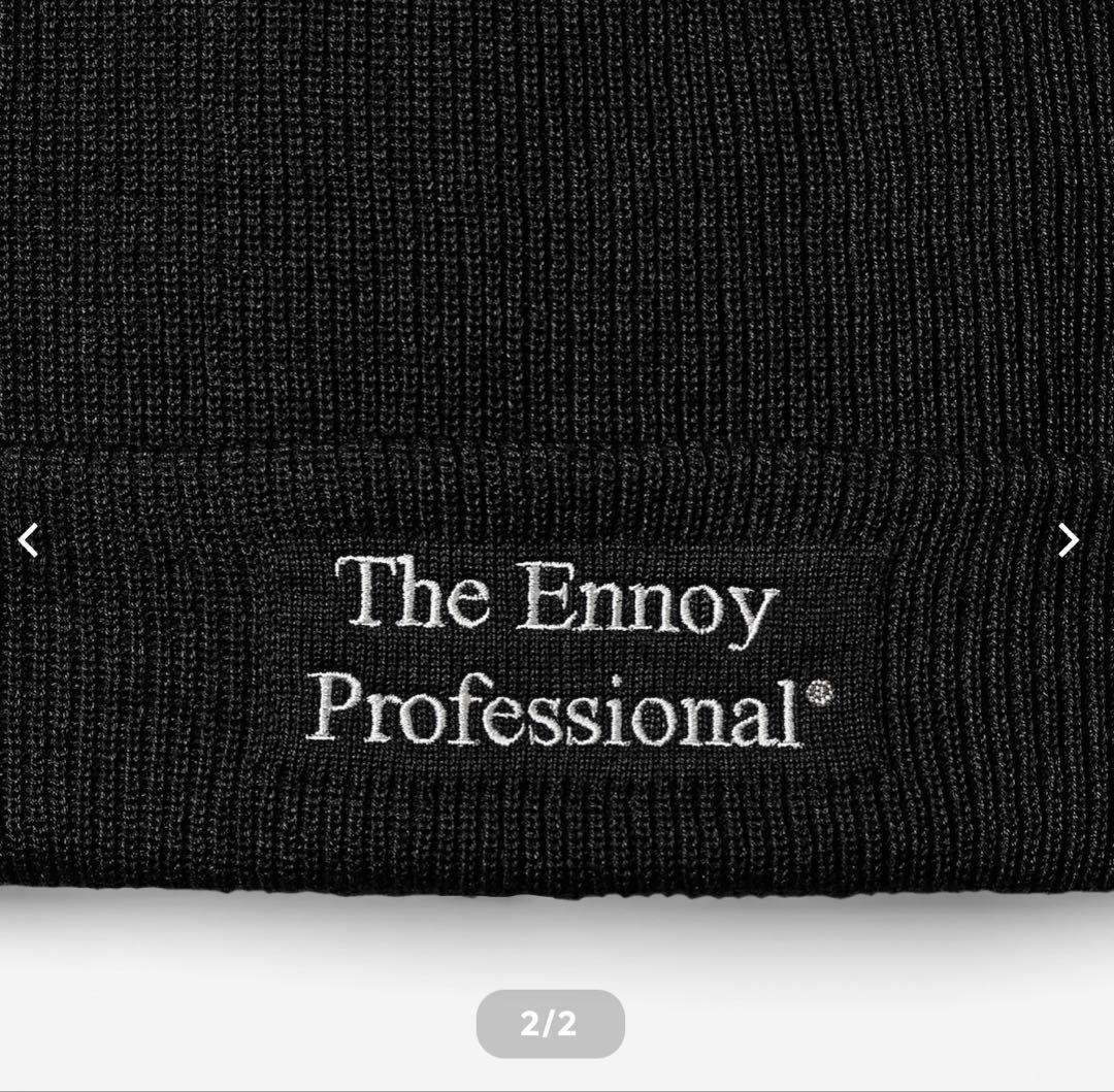 The Ennoy Professional ニット帽 黒