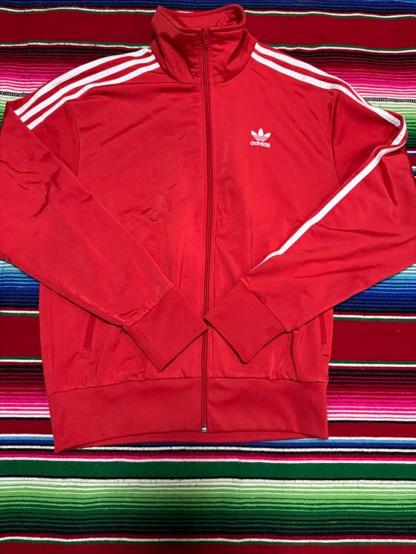 adidas ファイアーバード　トラックジャケット　レッド Lサイズ