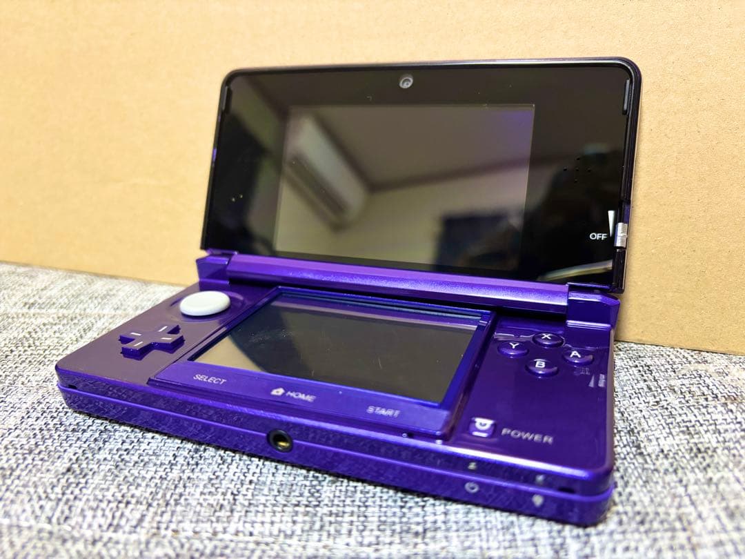 ゆ*ん様 【外装新品】ニンテンドー3DS 北米版 ミッドナイトパープルカスタム
