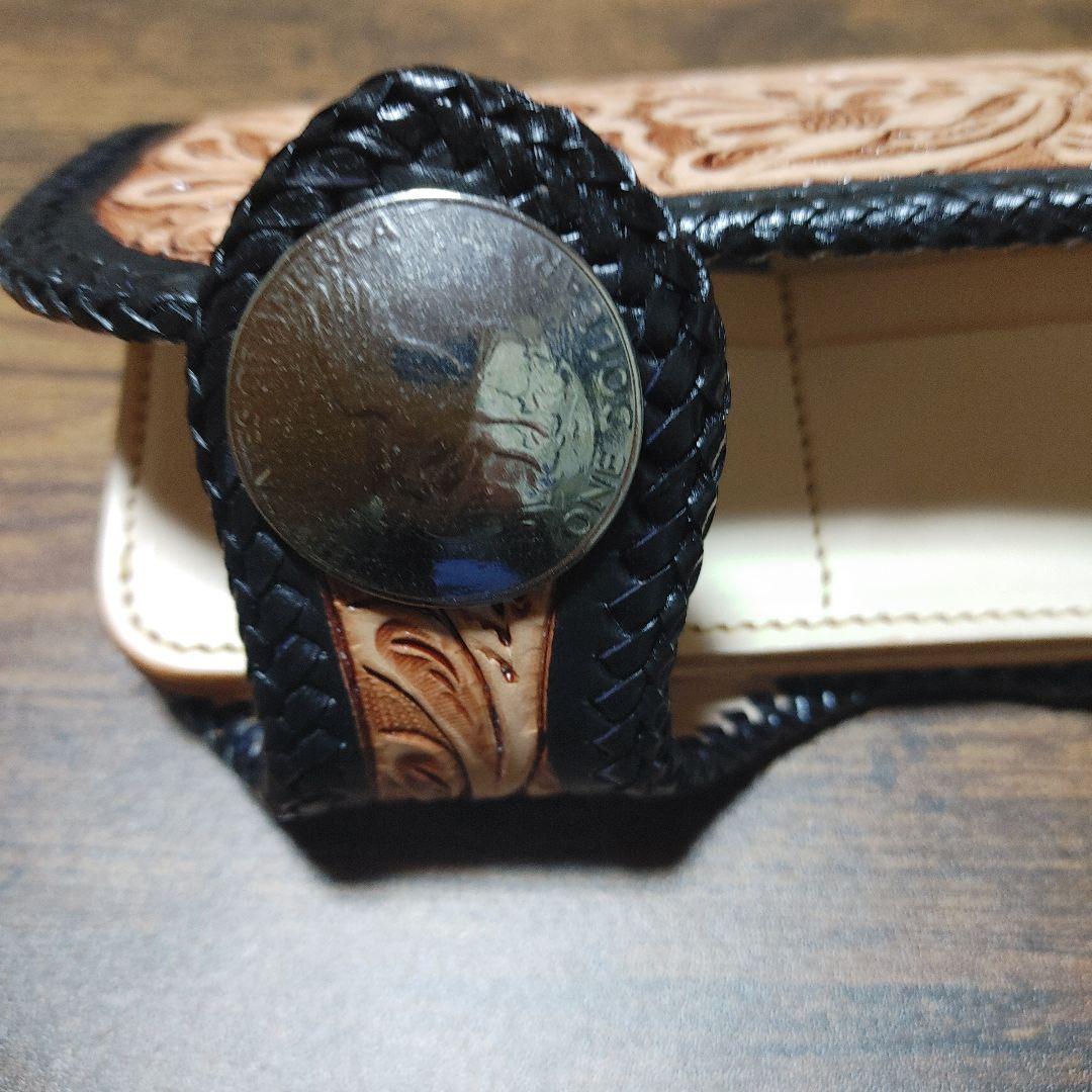 カービング　バイカーズ　長財布