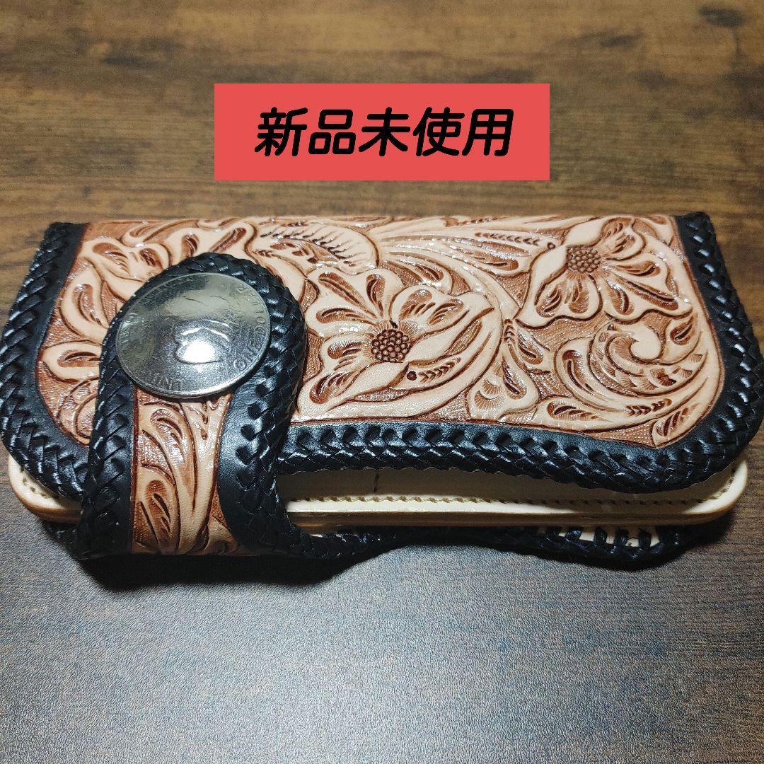 カービング　バイカーズ　長財布