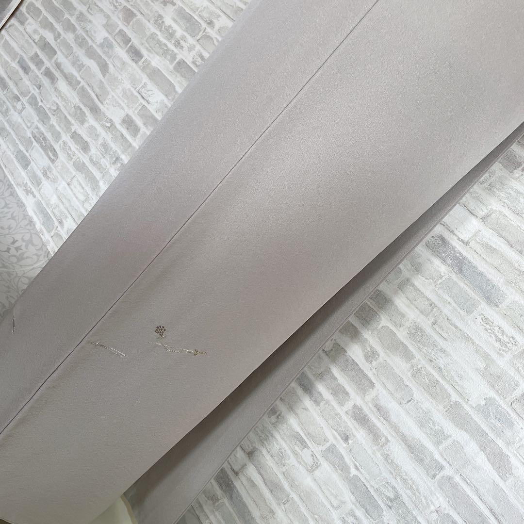 訪問着+長襦袢　フルセット　松葉散らし　手刺繍　着物　付け下げ　Q5