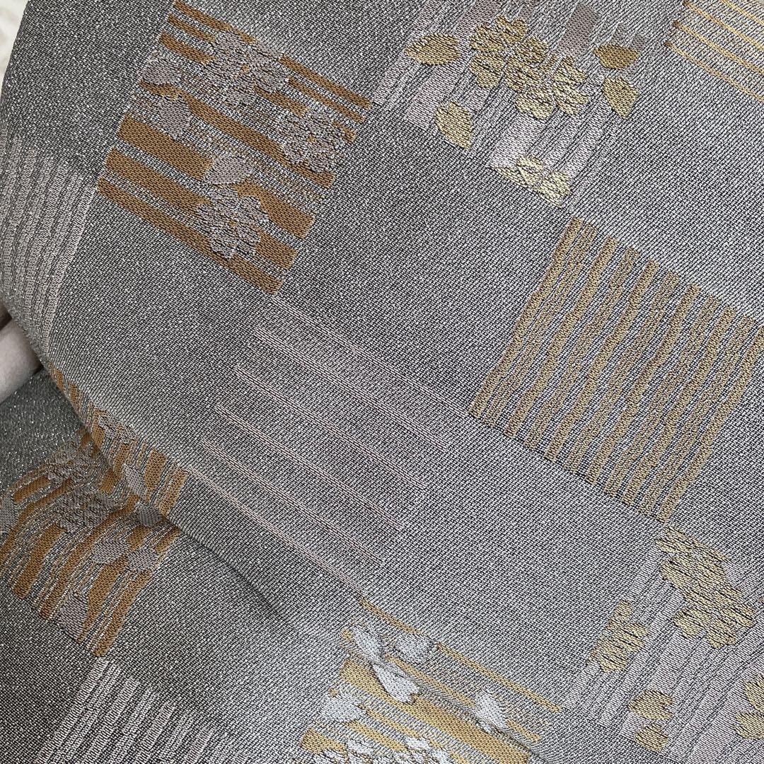 訪問着+長襦袢　フルセット　松葉散らし　手刺繍　着物　付け下げ　Q5