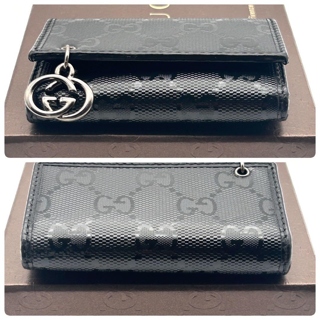 美品✨ GUCCI グッチ GG インプリメ レザー 6連 キーケース