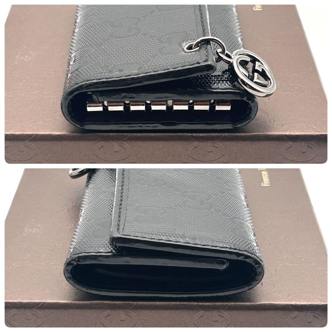 美品✨ GUCCI グッチ GG インプリメ レザー 6連 キーケース
