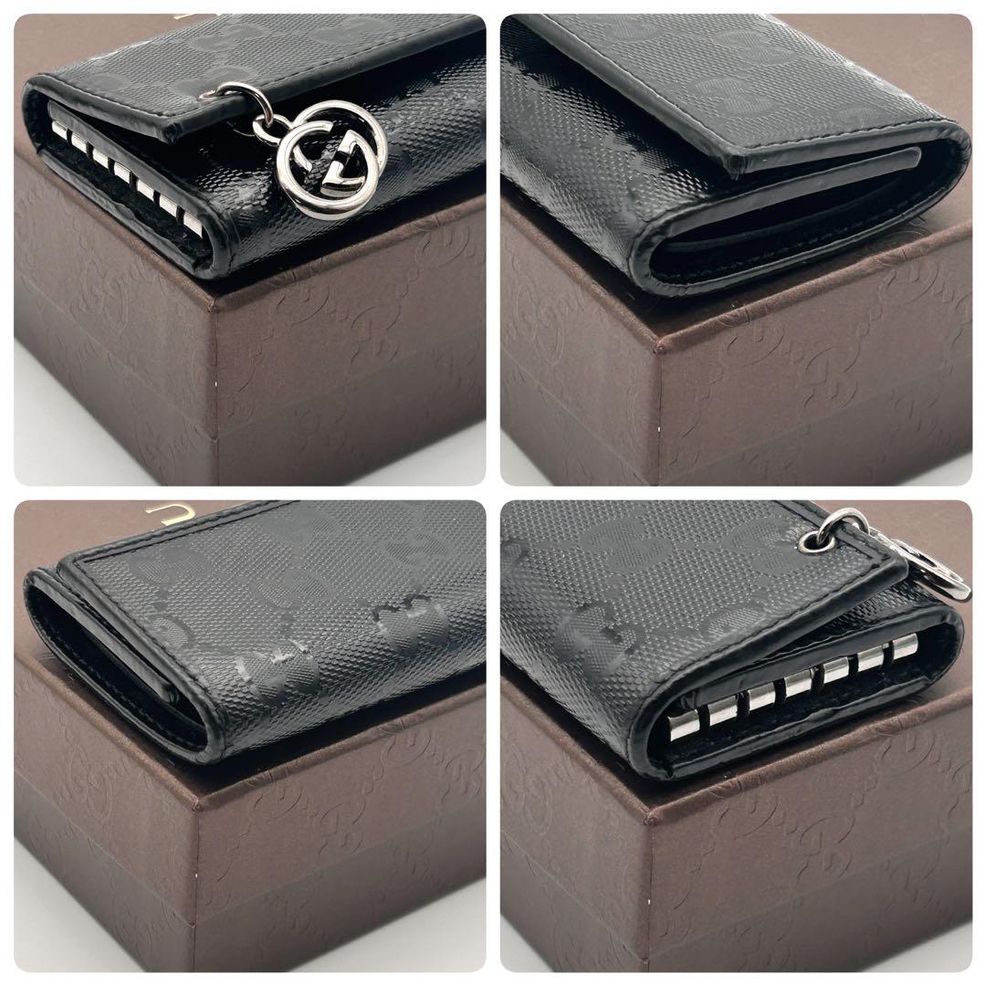 美品✨ GUCCI グッチ GG インプリメ レザー 6連 キーケース