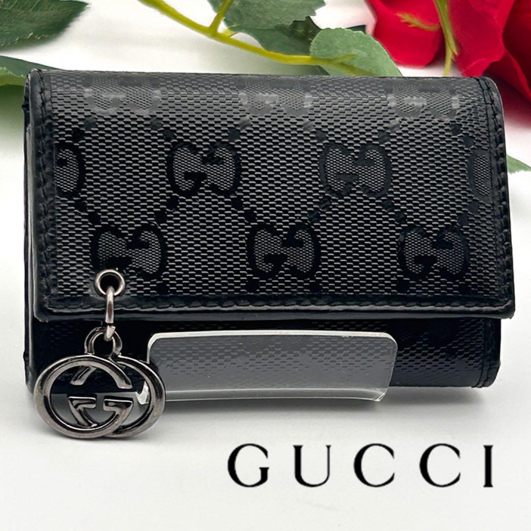 美品✨ GUCCI グッチ GG インプリメ レザー 6連 キーケース