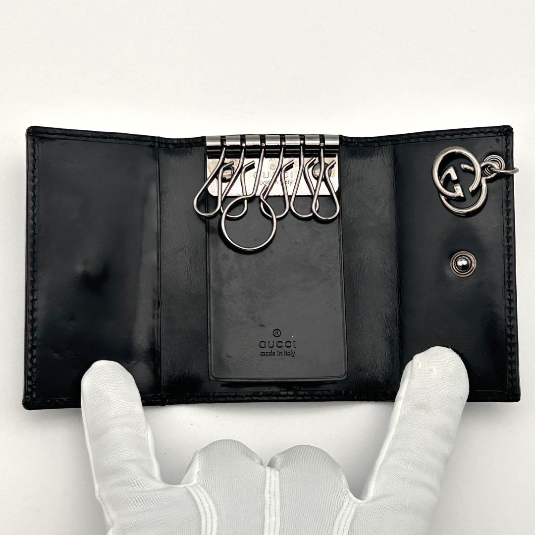 美品✨ GUCCI グッチ GG インプリメ レザー 6連 キーケース