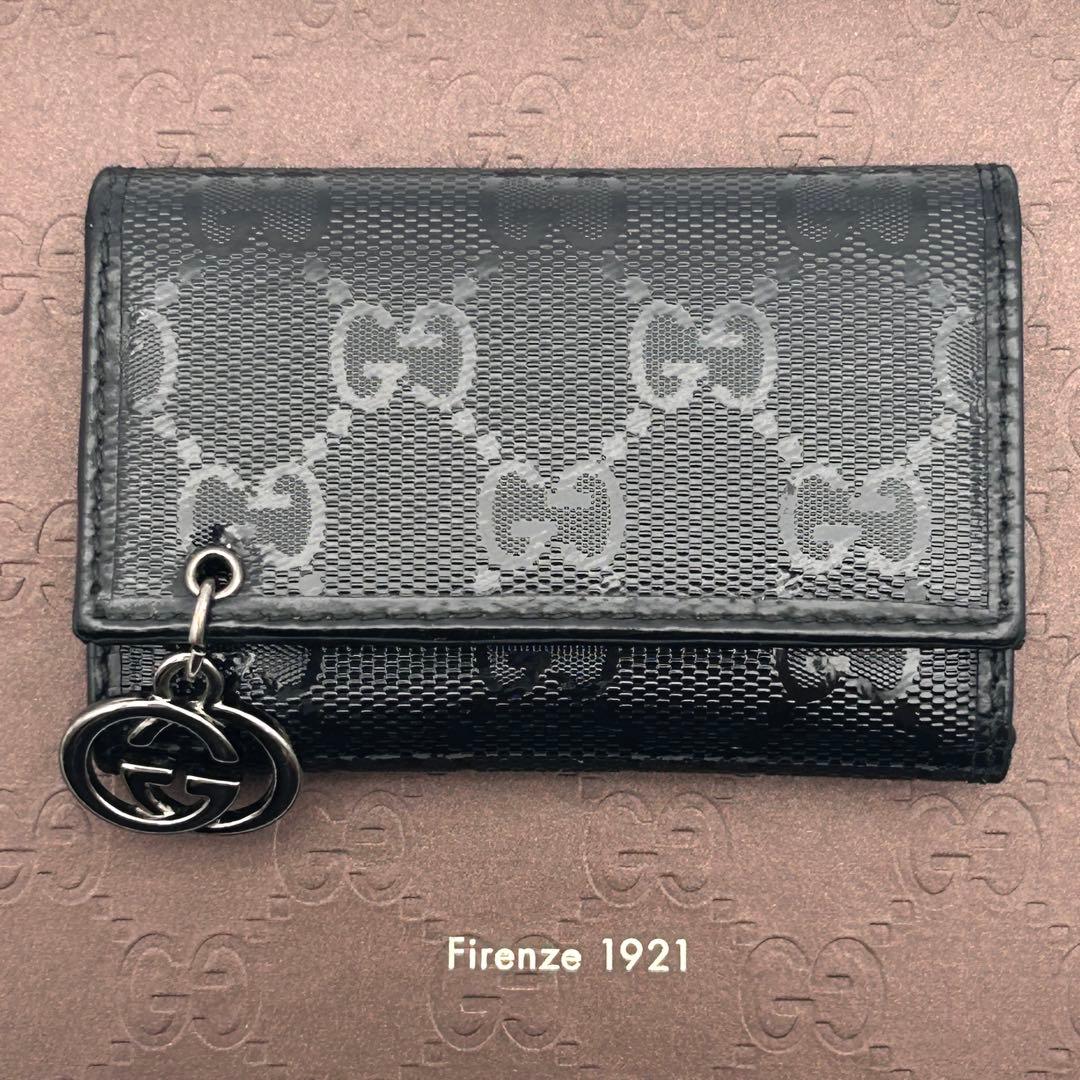 美品✨ GUCCI グッチ GG インプリメ レザー 6連 キーケース
