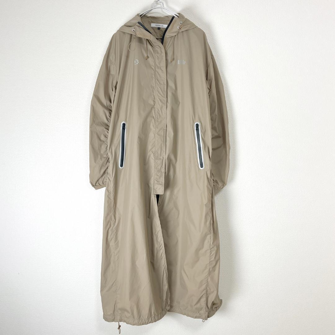 ダブルスタンダードクロージング ESSENTIAL ロングレインコート ベージュ