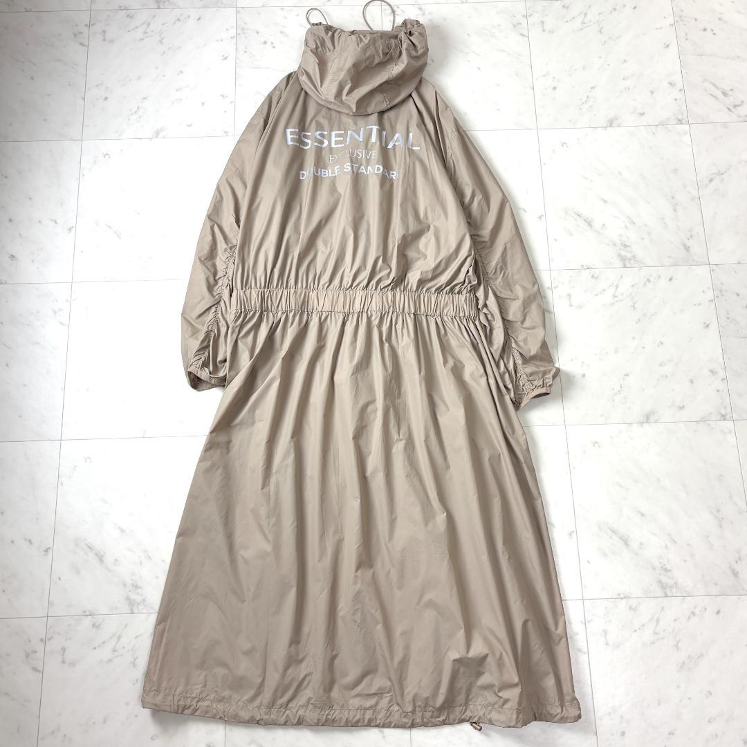 ダブルスタンダードクロージング ESSENTIAL ロングレインコート ベージュ