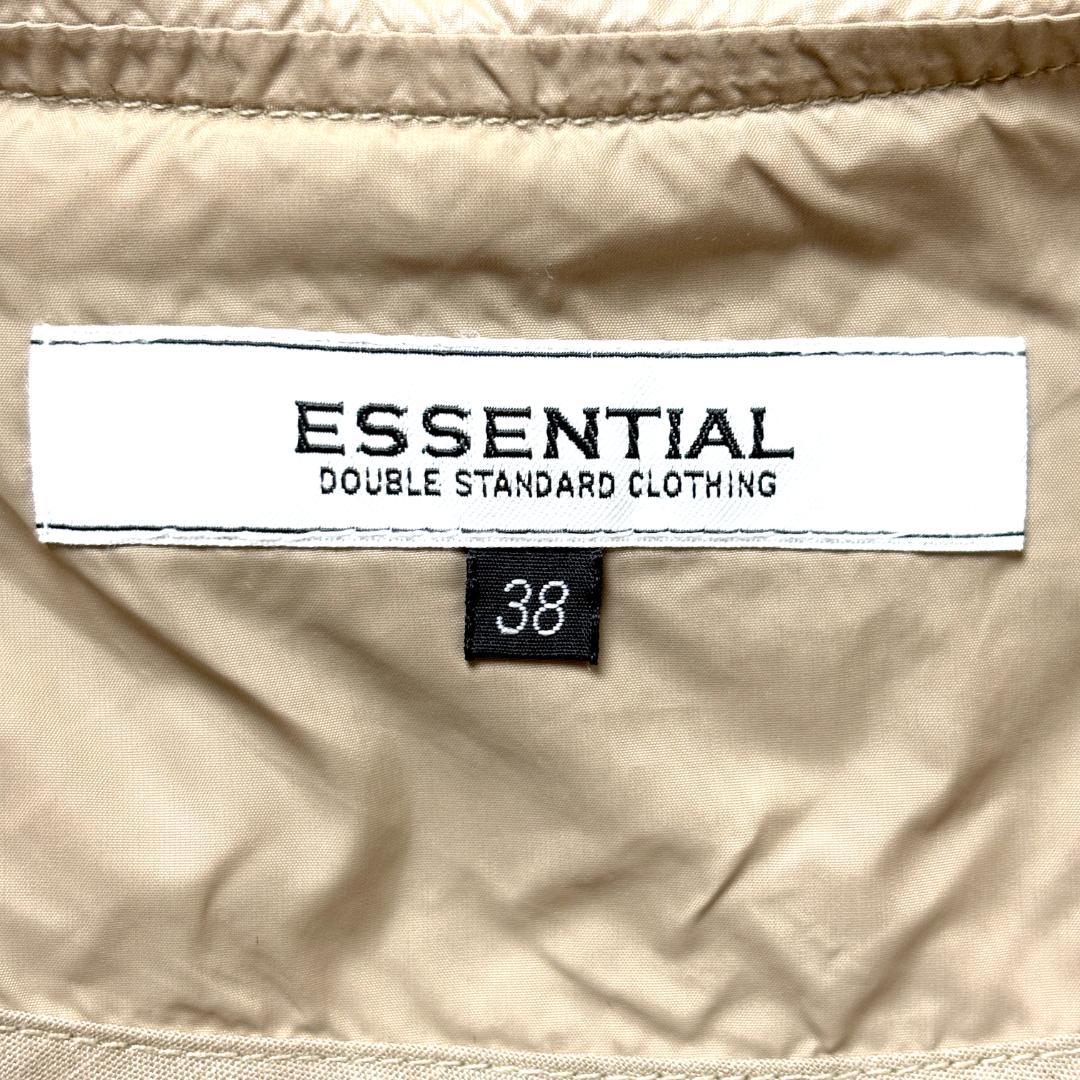 ダブルスタンダードクロージング ESSENTIAL ロングレインコート ベージュ